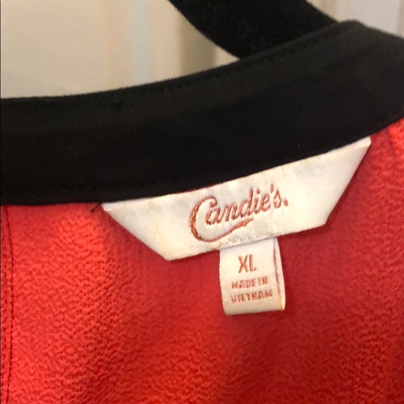 Candie’s Coral Cage Front Top - Picture 3 of 4